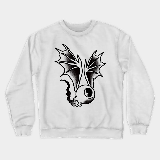 Flying eyeball Crewneck Sweatshirt by LEEX337